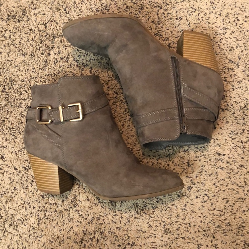 Express Suede Booties